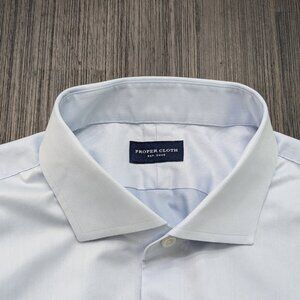 Proper Cloth | Men's Light Blue Dress Shirt